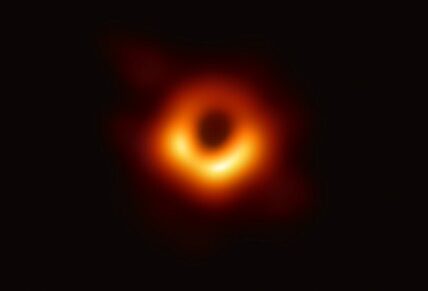 black hole pointing at Earth