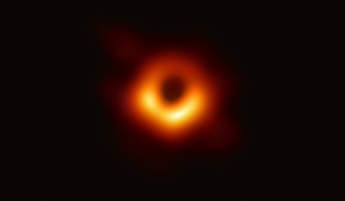 black hole pointing at Earth