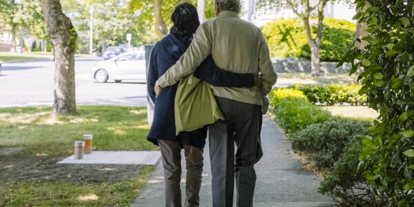 elderly couple stealing